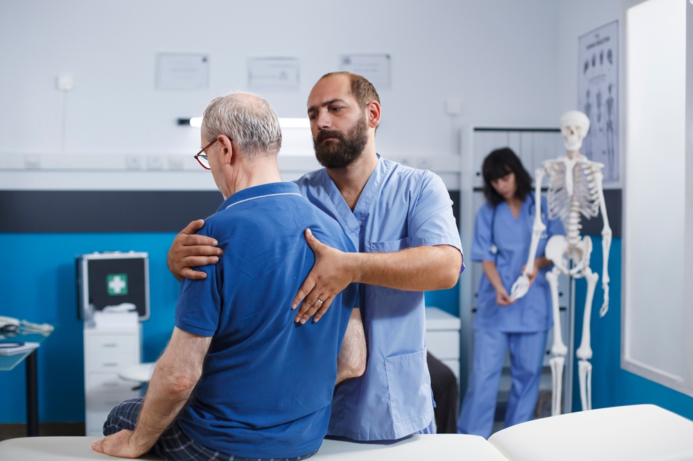 Retired patient receives chiropractic care for back discomfort
